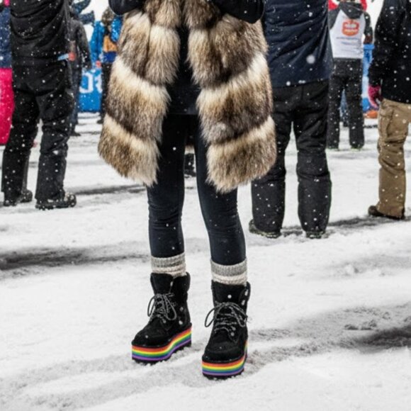 BEARPAW Women's Retro Alicia Black Boot Size 9/40 NWOT - Picture 2 of 11